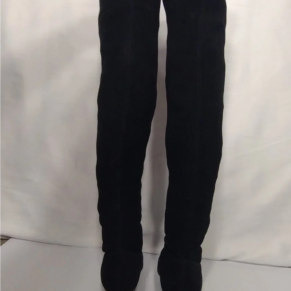 SOPHIA WEBSTER Black Over-the-Knee Women's Boots size 8.5 pre owned